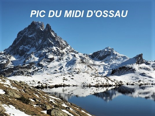 LE PIC DU MIDI D'OSSAU SOUS LA PREMIERE NEIGE. 
photo: jpbearn.fr